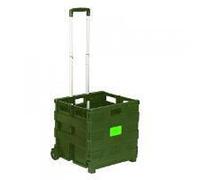 Chariot de courses pliable VFM 356686, noir/gris