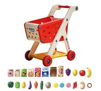 Chariot de Courses pour - Mini Chariot de supermarché avec Aliments, Accessoires et Jeu de rôle pour Tout-Petits, Filles, stimule l'imagination | Idéal pour Jouer avec des réalistes