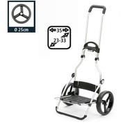 Chariot de courses Royal Shopper roues 3 rayons Andersen ( Aluminium )