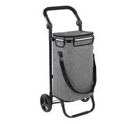 Maximex Chariot de Courses Thermo & Comfort Multi-Usage, Gris - Gris Clair