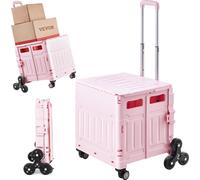 Chariot de courses VEVOR, pliable, aluminium, 2 roues, monte-escalier portable, chaise, chariot d'infirmerie, chariot de courses pour personnes âgées et handicapées