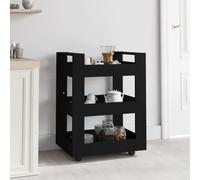 Chariot de Cuisine 60x45x80 cm Bois d'Ingénierie Rangement Multicolore vidaXL