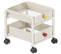 Chariot de cuisine en métal - Design extensible avec paniers métalliques amovibles, support de rangement mobile pour les essentiels de cuisine