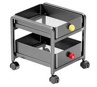 Chariot de cuisine en métal - Design extensible avec paniers métalliques amovibles, support de rangement mobile pour les essentiels de cuisine