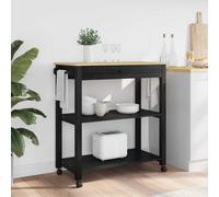 vidaXL Chariot de cuisine Monza – Bois massif de pin – 84×40×88,5 cm