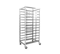 Chariot de cuisson à 12 niveaux pour le service alimentaire et les restaurants, idéal pour les boulangeries et les cuisines professionnelles