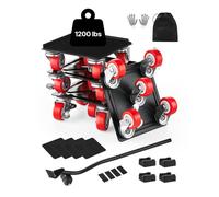 Chariot de Déménagement 4PCS-VEVOR-Déplace Meubles Lourds Capacité Charge 544 kg 5 Roues Pivotantes 360°