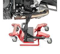 Chariot de déplacement Moto Compatible avec béquille Central Rouge DPLB