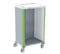 Chariot de distribution de médicaments NEOP Basic 600 x 400 - Hauteur 120 cm - Vert Pomme