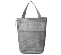 Chariot De Douche en - Trousse De Toilette Portable, Organisateur Respirant À Séchage Rapide, Accessoire De Voyage pour Salle De Bain, Dortoir, Poignée De Poche Zippée, Polyester Gris 22,9 Cm,