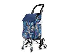 Chariot de fête, Chariot Utilitaire Pliable, 70 L, montée d'escalier, Beige