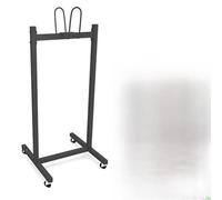 Chariot de fitness portable - Support de présentation de cerceau d'exercice, support de corde à sauter pour cours d'éducation physique, studios de danse