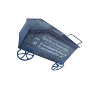 Chariot de fleurs moderne en métal pour intérieur, jardin, terrasse, balcon extérieur, récipient en fer