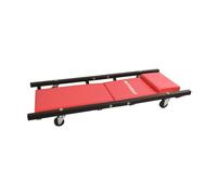 Chariot de garagiste professionnel avec 4 roulettes pivotantes métal - AUTOBEST