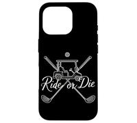 Chariot de Golf avec Citation Amusante pour Fans de Golfeur Coque pour iPhone 16 Pro