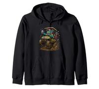 Chariot de Golf Sauvage Amusant Hors Route Monster Cartoon Golf Sweat à Capuche