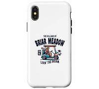 Chariot de golf The Village of Briar Meadow Coque pour iPhone X/XS