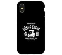 Chariot de golf The Village of Citrus Grove TV FL Coque pour iPhone X/XS