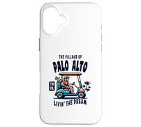 Chariot de golf The Village of Palo Alto Coque pour iPhone 16 Plus