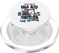 Chariot de golf The Village of Palo Alto PopSockets PopGrip pour MagSafe