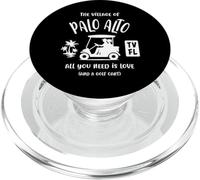 Chariot de golf The Village of Palo Alto TV FL PopSockets PopGrip pour MagSafe