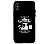 Chariot de golf The Village of Richmond TV FL Coque pour iPhone X/XS