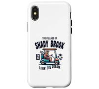 Chariot de golf The Village of Shady Brook Coque pour iPhone X/XS