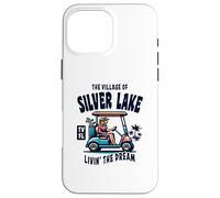 Chariot de golf The Village of Silver Lake Coque pour iPhone 16 Pro Max