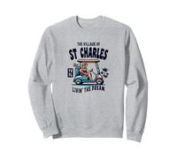 Chariot de golf The Village of St Charles Sweatshirt