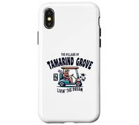 Chariot de golf The Village of Tamarind Grove Coque pour iPhone X/XS