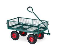 Chariot de jardin 4 roues 200 kg chariot de transport chariot pliable