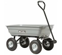 Chariot de jardin 4x4 GARDEN à caisse polypro basculante 75l HAEMMERLIN - 320062001