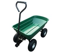 Chariot de jardin à main avec Benne Basculante 75L Herzberg HG8028-75-GRE Herzberg