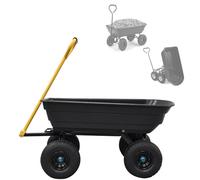 Chariot de Jardin à Main Rabattable portée 180 kg brouette Chariot de Jardin remorque à la Main