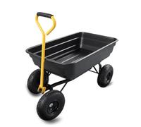 Chariot de Jardin à Main Rabattable portée 180 kg brouette Chariot de Jardin remorque à la Main