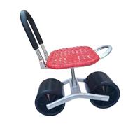 Chariot de Jardin avec siège, siège de Jardin avec Roues - siège de Rotatif à 360 degrés, Hauteur réglable - Lisse, poignée de Direction, sièges de pour Seniors, Palette de hortic