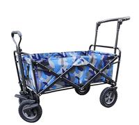 Chariot De Jardin Chariot De Jardin Pliant Chariot Chariot Chariot Chariot pour Camping en Plein Air Camion De Traction avec 4 Roues Chariot Transport(B)