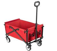Chariot De Jardin Chariot Pliant Portatif De Chariot De Jardin Caddie Résistant De Chariot De Chariot pour Le Camion Extérieur De Traction De Camping Chariot Transport(C)