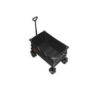 VEVOR Chariot de Jardin Pliable, Chariot de Transport de Plage 113 L Charge Max 250 lb avec Roues Tout Terrain, Porte-Boissons, Chariot de Sport Robuste pour Camping, Shopping, Jardin, Extérieur, Noir