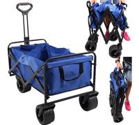 CHARIOT DE JARDIN ET DE PLAGE PLIABLE POUR LE TRANSPORT 100 kg
