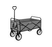 Chariot de jardin et de transport pliable gris