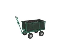 Chariot de jardin - FLO - 200L - Charge maximale 300 kg - 1020x515x400 mm - Acier et PVC - 4 roues gonflables