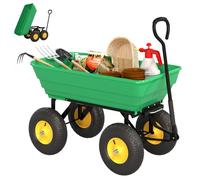 Chariot de jardin Outsunny Plastique 109x52x94cm Vert
