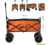 Chariot de jardin pliable 91 x 44 x 26 cm, jusqu'à 100 kg, chariot de transport