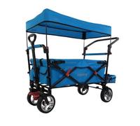 Chariot de jardin pliable Bleu - FUXTEC Smart Cruiser - transport charge 75 kg