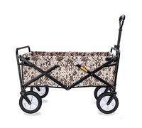 Chariot de jardin pliable, chariot de jardin robuste multifonction pour le shopping en plein air, camping, supermarché avec 4 roues, charge : 80 kg/a