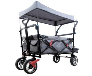 Chariot de jardin pliable Gris - FUXTEC Smart Cruiser - transport charge 75 kg