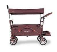 Chariot de jardin pliable Marron - FUXTEC Smart Cruiser - transport charge 75 kg