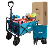 Chariot de Jardin Sillar Remorque à Main Transport Pliable Charge Maximum 80 Kg