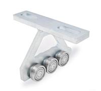 Chariot de levage à 6 roues, capacité de 444,5 kg, poulie de type Y pour palans électriques, construction en acier robuste, fonctionnement fluide dans les entrepôts et les garages